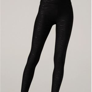 High Waist Legging in Tiger Emboss WEAR IT TO HEART